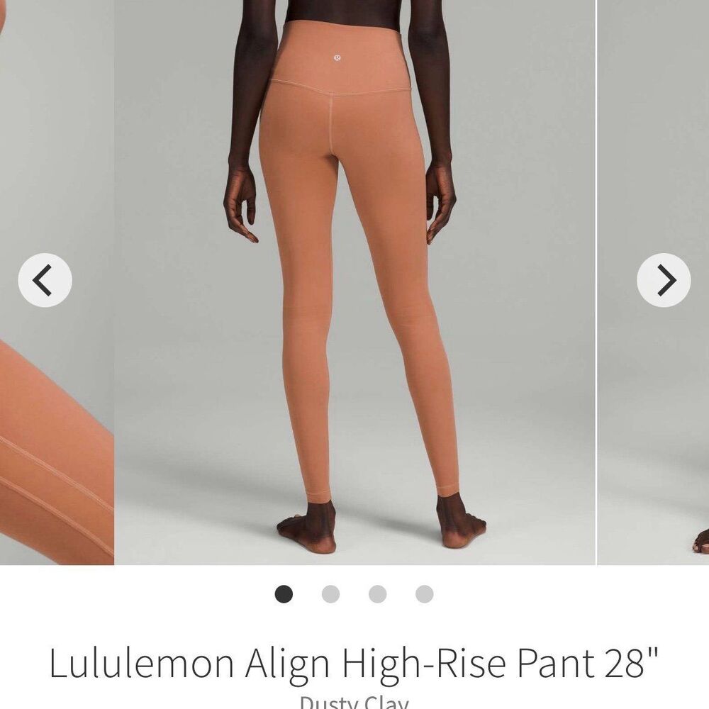 Lululemon Align High Rise Pant 28" Dusty Clay Size 8 W5CTIS